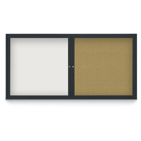 Corkboard, 72"x36", Cork/Satin